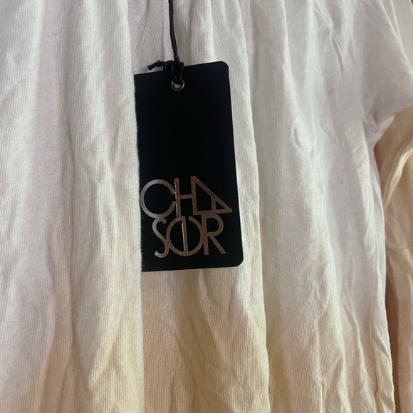Chaser Gauzy Cotton Shirred Raglan Long Sleeve in Dip Dye Size Medium NWT - Picture 4 of 4